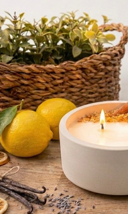 Vela Vainilla&Limón